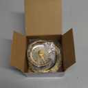 Mudder 3 Pcs Kitchen Sink Drain Strainer and Stopper Stainless Steel Garbage Disposal Plug with Handle Universal Anti-Clogging Kitchen Sink Filter Sieve Basket Strainer(Light Gold)