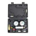 TU-21Cylinder Leak Down Tester Kit, Automotive Engine Compression Leakage Test Kit for Cars Trucks Motorcycles (Black)