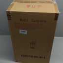 Outdoor Wall Sconce, Farmhouse Outdoor Wall Lantern with Seeded Glass ,Waterproof Exterior Lighting Fixture, Anti-Rust lamp Light for Patio Yard House Hallway Doorway Garage (Black,14.93 Inch Height)