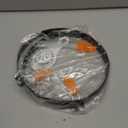 Large 2 Packs 8" Omelette Ring for Griddle,Stainless Steel 8 Inch Griddle Omelet Rings,Non-Stick Pancake Egg Ring Round Omelette Rings Omelet Mold Muffin Mold Silicone Handle