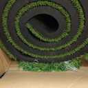 Premium Dual-Turf 5x4ft Golf Mat:10MM & 15MM Upgraded Golf Hitting Mat, Alignment & Angle of Approach Aid, Indoor/Outdoor Practice, Green,Ideal Golf Valentine's Day Gifts