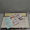 Box for Keepsake, Decorative Storage Boxes with Lids and Handles for Storage, Decorative - L15.7 x W11.8 x H7.9 In (Not Made of Wood, 2 Pack)