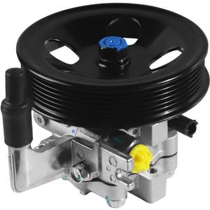 571001U000 Power Steering Pump with Pulley, For Kia Sorento 2.4L 2011-2013, For Hyundai Santa Fe 2.4L 2010-2012, Replace: 571002P200