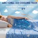 Elegear Cooling Blanket for Kids, Glow in The Dark Blanket, 59"" x 79"", Blue
