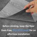 5 Sheet Vinyl Flooring 12 x 12 Peel and Stick Floor Tile Waterproof Clearance Vinyl Floor Tiles Wood Grey Self Adhesive Floor Tiles Sticky Laminate Flooring for Bathroom Kitchen Basement RV