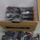 ArmoGear Set of 4 Laser Tag Guns with Vests - Laser Tag Set for Kids and Adults - Toy Guns with 150 ft Range, Night Vision, Invisibility Mode - Battery Operated - Multiplayer Outdoor Game for Ages 8+