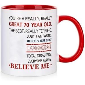 Pifeea 60th Birthday Gifts – 1965 Coffee Mug, Unique 60 Years Old Gift for Dad, Mom, Men, Women Grandpa – Fun Christmas, Father’s Day, Mother’s Day Present, Great 60 Years Old Novety Coffee Mug