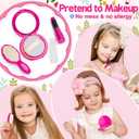 Officygnet Play Purse Toy for Girls 3+ Years Old, Toddler Purse Girl Toys with Pretend Makeup Kit, Pretend Princess Play Toy for Little Girl, Birthday for Toddler Girls Age 3+