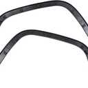 Front Driver and Passenger Side Wheel Fender Flare Molding with Clips for Jeep Cherokee 2014-2018