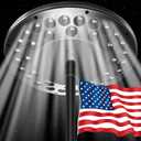 Flag Pole Light Solar Powered Outdoor, 2000 Lumen with 36 LED Ultra-Bright Flagpole, from Dusk to Dawn for 16+ Hours, 3 Brightness Levels 100% Flag Coverage High-Level Waterproof Auto on/Off