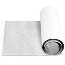 1 Pcs 12'' x 96'' x 0.06'' Diamond Plate Sheet Metal Heavy Duty White Tread Aluminum Sheet Diamond Tread Plate for Wall Covering, Cargo Trailer, RV and More