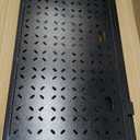 DJ Table Stand Portable Booth, All-Metal Heavy-Duty Foldable DJ Stand, Iron Plate Surface DJ Facade Booth, with 8 Machine-Washable Scrims, Travel Bag