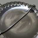 Stainless Steel Dumpling Maker, X-Large 5" Goya Empanada Press Mold, Ravioli Mould Crimper, Wraper Dough Cutter - for Pie Ravioli Chinese Dumpling Pastry, with long Handle (XL 5" Dia)