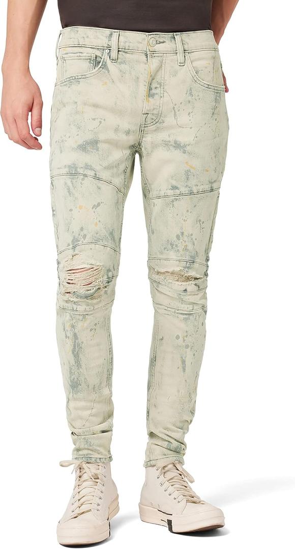 HUDSON Men's Zack Biker Skinny (31, Tan Acid)