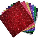 FaeliKnise Glitter Acrylic Sheets 1/8 in Thick 8x8 Cast Sparkly Acrylic Sheets 3mm for Laser Cutting, Engraving, Invitation Blanks, Signs, Festival Decorations(8, Assorted, 8"x8")
