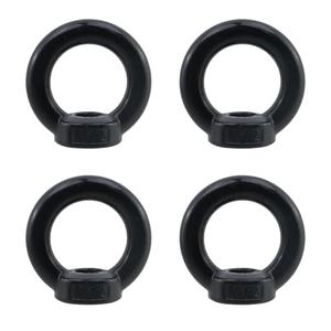 Antrader 4pcs 304 Stainless Steel Ring Shape M12 Lifting Eye Threaded Nut