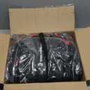 NICECNC Motorcycle Helmet Backpack 35L Large Capacity Motorcycle Helmet Bag, Universal Motorcycle Riding Backpacks for Men Motorcycle Lugguge Storage Bag with Hidden Net, Red