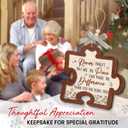 Thank You Ornament 2025 - Unique Appreciation Gifts for Coworkers, Christmas Ornaments for Nurses, Elegant Birthday Gifts for Women Sisters Aunts, Thoughtful Retirement Gift for Teachers