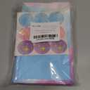 HEJIN 11PCS Tie Dye Party Bags with Stickers, Pink and Purple Small Gift Bags, Mermaid Unicorn Birthday Party Favors Bags for Girls Goodie Bags for Kids Birthday Party, Baby Shower, Halloween, Wedding