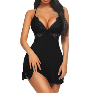 Avidlove Women Lingerie Lace Chemise Sleepwear Babydoll Teddy Lingerie 2XL