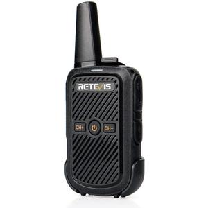 Retevis RT15 Rechargeable Walkie Talkies for Adults,Portable FRS Two-Way Radios Mini,VOX Lock USB Charging,for Outdoor Camping,Family Travel(1 Pack)