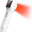 Red Light Therapy Device with Stand for Body Muscle Joint Pain Relief, Portable Infrared Light Therapy Wand with 16 * 650nm + 3 * 808 nm (White)