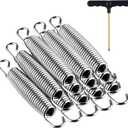 Heavy Duty Trampoline Springs 5.5inch for Trampolines, Stainless Steel Trampolin Replacement Springs 12pcs