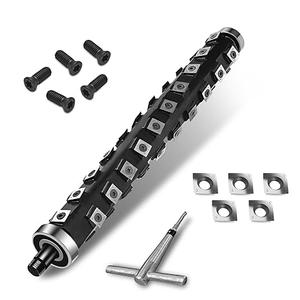 Helical Cutterhead Spiral 13'' Compatible with DeWalt Planer DW735 DW735X Planer, Black