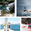 6 mm x 10 Meters Outdoor Rope for Marine, Hunting, Boating, Fishing, Rafting, Camping, Hiking, Anchor, Mooring, Floating, Dock Lines, Kayak, Canoe, Rescuing Orange with Hook