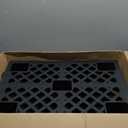 2 Pcs Plastic Pallets, Lightweight Waterproof Floor Pallet, Interlocking Storage Pad with Breathable Grids, Applicable to Indoor and Outdoor, Garages, Kitchen and Basement