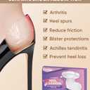 ONUEMP Heel Cushion Inserts and Metatarsal Pads for Women, 3 Pairs Heel Grips and 3 Pairs Ball of Foot Cushions, Silicone Shoe Pads Insoles for High Heels, Blister Prevention for Too Big Shoes