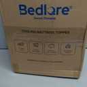 BEDLORE King Cooling Mattress Topper for Hot Sleepers, White