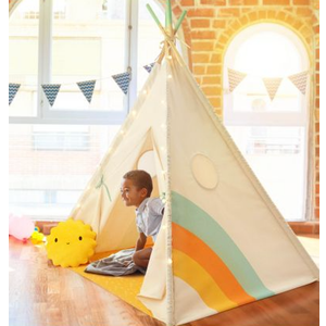 Kids' Play Tent Happy Hideaway Cachette Merveilleuse 47.3"x47.3"x60.2"