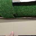 Heyroll Realistic Artificial Turf Grass, 3 FT X 10 FT Artificial Synthetic Fake Grass, 20MM Green Turf Rug Pet Dogs Lawn Mat with Drainage Holes for Indoor Outdoor Patio Garden Landscape/Custom Size