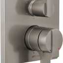Delta Faucet Ara 17 Series 6-Setting Integrated Diverter Valve Trim Kit, Brushed Nickel Diverter Valve Trim Kit, Shower Trim Kit, Stainless T27967-SS (Valve Not Included)