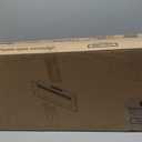 MXV 70" Fireplace TV Stand, Modern Entertainment Center & 36 Inch Electric Fireplace with Remote Control, LED Light, Fire Place Tv Stand for Living Room for TVs up to 80", Black + Black