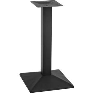 MBQQ Industrial 15.7" x 15.7" Rectangle Restaurant Table Base with 3'' Side Length Square Columns,28Height Furniture Legs