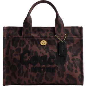 Coach Cargo Tote Bag with Bow Print