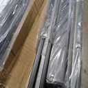 DIYHD 24FT Exterior Double Sliding Barn Door Hardware,Heavy Duty Wall Mount Box Track Kit for Outdoor Use,MAX Load 330lbs,Kit to Hang 2 Doors(Fit 72" X 2 Door)