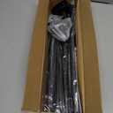 Abiglifty Curved Shower Curtain Rod, 43-66 Inches Adjustable Shower Curtain Rod, Rustproof, Round Extra Wide Shower Rod for Bathroom, Bathtub, Stall, Need to Drill, Black
