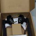 Amerdeco 1 Pack Matte Black Door Handles Interior, Knurled Privacy Door Handles with Lock,Heavy Duty Black Door Lever for Bedroom or Bathroom,Reversible Keyless for Left Right Handed Doors