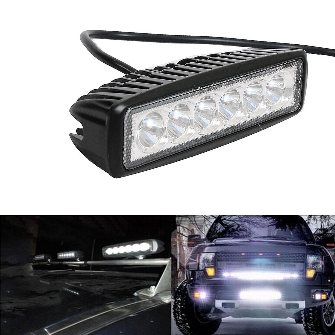 48W Strobe Flash Work Light Led Light Bar White Yellow for Offroad ATV SUV Motorcycle Truck Trailer Car Accessories 12V