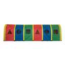 Pacific Play Tents 95200 Kids Super Sensory 9-Foot D Style Institutional Crawl Play Tunnel, 9' x 30" x 30", Multicolored