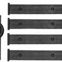 Cre8tive Hardware Rustic Rings Magnetic Garage Door Hardware (6 Piece)