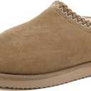 SMajong Women's Slippers Mens Platform Mini Boots Fuzzy House Slipper Fur Fleece Winter Home Shoes Indoor and Outdoor (Beige)
