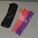 WIKDAY Resistance Bands for Working Out Exercise Loop Bands Workout Bands Set for Men Women Body Stretching, Training, Home Workout, Physical Therapy, Booty Legs, Set of 4 (Pink Purple)