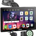 ATOTO P9 AI Voice Support, 4G LTE WiFi Android Digital Media Receivers, 4G+32G Wireless CarPlay & Android Auto Car Stereo, 7inch QLED, Dual BT, GPS Tracking, HDMI Input,1080P Rear Camera,P907PR-S2