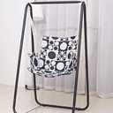 Hammock Chair Stand,Heavy-Duty Steel Hammock Stand,Multi-Use Sturdy Swing Stand for Outdoor Garden Yard, Indoor Patio, Hammock Chair not Include (A-Shaped)