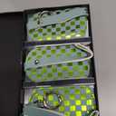 Luggage Tags for Suitcases Travel Accessories: Leather Luggage Tag 3 Pack TSA Approved Airplane Travel Essentials for Women, Bag Tags for Luggage Long Flight Must Haves Travels Gift Airport Essentials, mint green