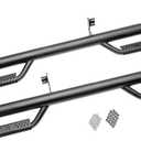 RealTruck Nerf Steps for Toyota 4Runner | Wheel-to-Wheel, Heavy Duty Steel, Textured Black | T1164RL | Fits 2010 - 2024 Toyota 4 Runner Limited/10-13 SR5/TRD Sport/Nightshade 4 Door